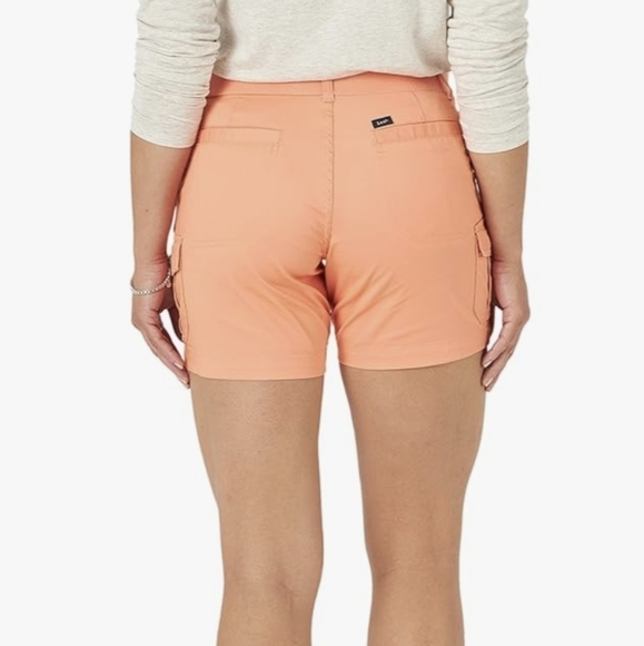 18 • Lee • Flex-To-Go Seamed Cargo Shorts -  Papaya - Picture 6 of 6